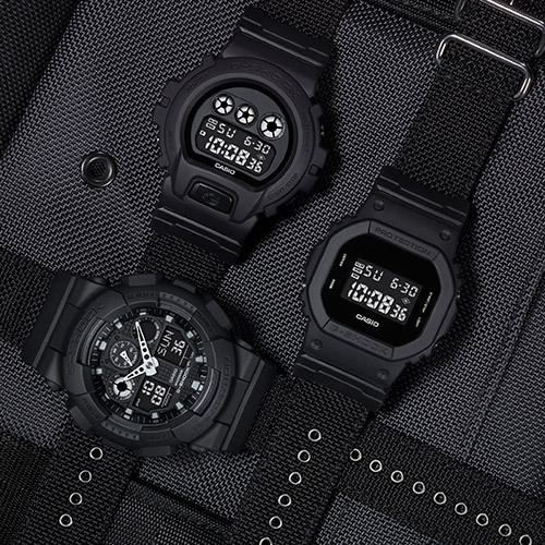 G-SHOCKからブラックのワントーンで仕上げクロスバンドを採用した「Military Black（ミリタリーブラック）」が12/16発売！ (ジーショック Gショック)