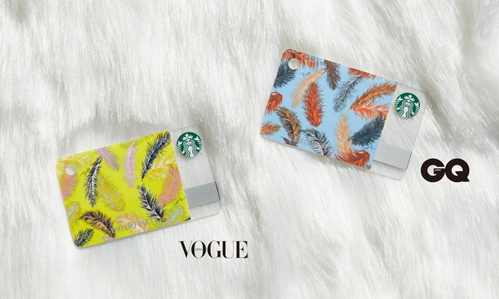 スタバカード × EMILIO PUCCIがGQ JAPAN/VOGUEに2デザインでそれぞれ発売！ (STARBUCKS スターバックス)