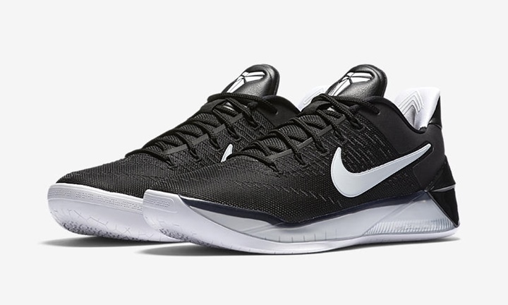 kobe ad black and white