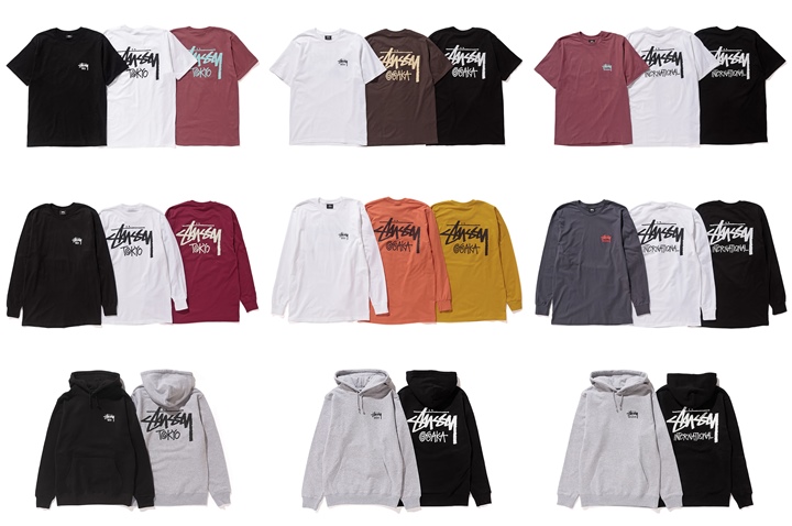 STUSSYから東京/大阪/インターナショナルの地域ロゴを添えた2016 ホリデー"Stock Chapter Series"がリリース！ (ステューシー)