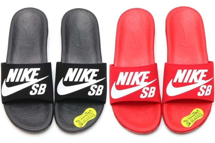 2017年 春モデル！ナイキ ベナッシ ソーラー ソフト スライド “ブラック/ユニバーシティ レッド” (NIKE SB BENASSI SOLARSOFT SLIDE “Black/University Red” 2017 SPRING) [840067-001,601]