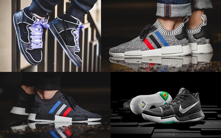 【まとめ】12/26発売の厳選スニーカー！(adidas Originals NMD_R1 PRIMKNIT “Tricolore Pack”)(NIKE DUNK ELITE SB HIGH “Black Box”)(NIKE KYRIE 3 EP “Black/White”)