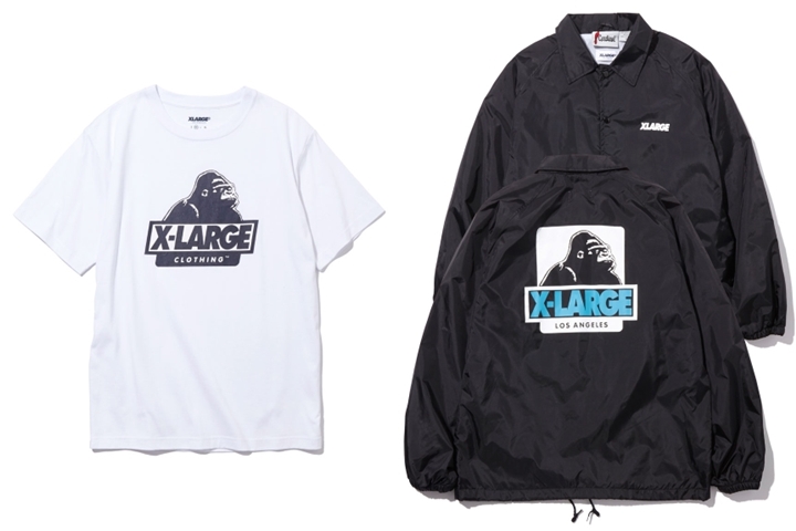 X-large 2017 初売りアイテムとして「S/S T SLANTED OG」「2TONE OG COACHES JACKET」が1/1発売！ (エクストララージ)