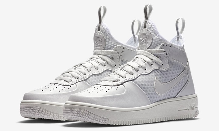 ナイキ ウィメンズ エア フォース 1 ウルトラ フォース ミッド “サミット ホワイト” (NIKE WMNS AIR FORCE 1 ULTRAFORCE MID “Summit White”) [864025-100]