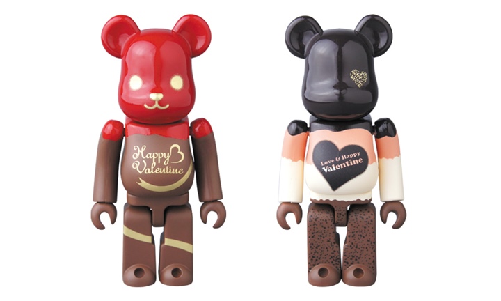 ショコラスイーツをイメージしたバレンタイン仕様のベアブリック 2モデルが1月発売 (BE@RBRICK VALENTINE)