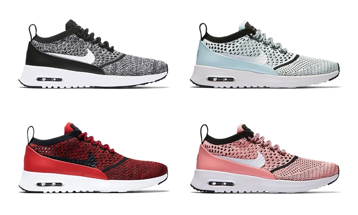 1月発売！ナイキウィメンズ エア マックス シア フライニット 4カラー (NIKE WMNS AIR MAX THEA FLYKNIT) [881175-001,400,601,800]