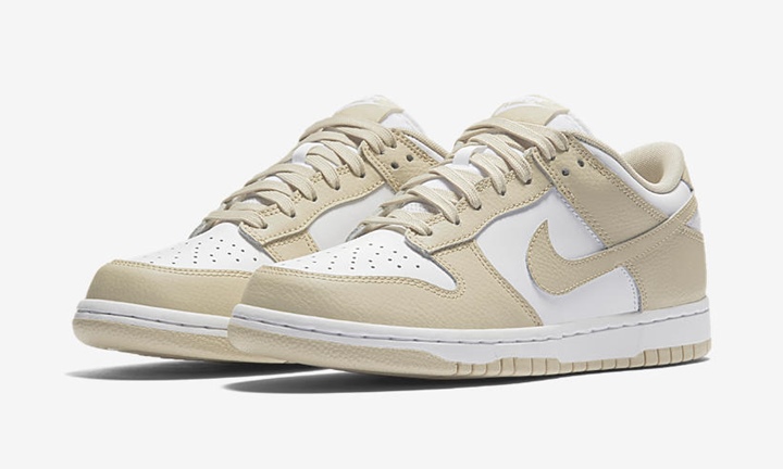 white oatmeal dunk low nike