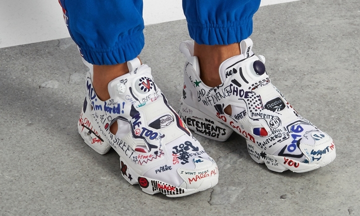 VETEMENTS × REEBOK REEBOK INSTA PUMP FURY TRAINERS (ヴェトモン リーボック インスタ ポンプ フューリー トレイナーズ)