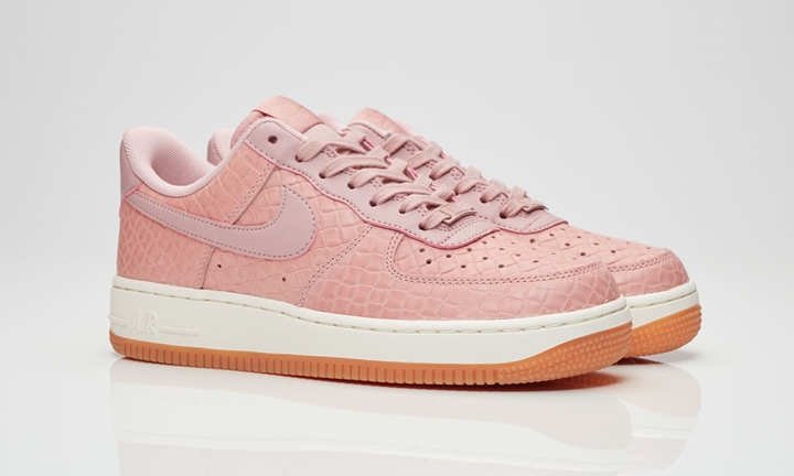 ナイキ ウィメンズ エア フォース 1 プレミアム “ピンク グレイズ” (NIKE WMNS AIR FORCE 1 PREMIUM “Pink Glaze”) [616725-601]