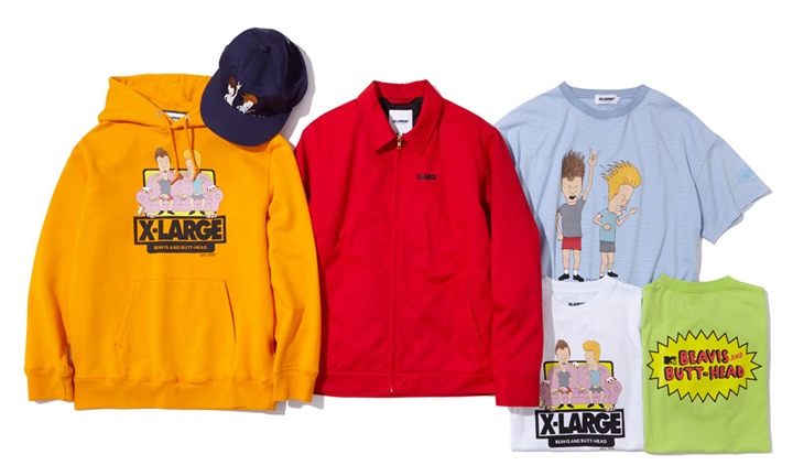 X-large × Beavis and Butt-Head コラボが1/20から発売！ (エクストララージ ビーバス＆バットヘッド)