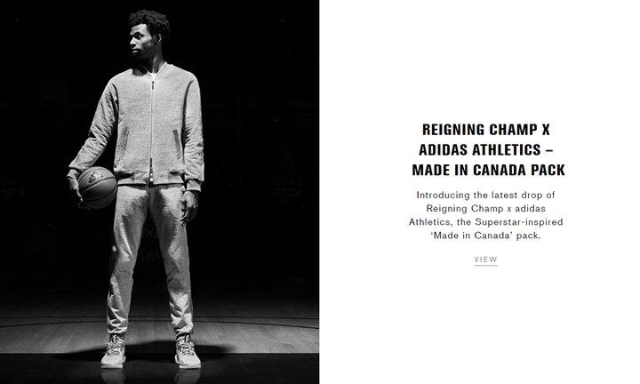 REIGNING CHAMP × adidas ATHLETICS “MADE IN CANADA PACK”が1/12発売！ (レイニング チャンプ アディダス “メイド イン カナダ パック”)