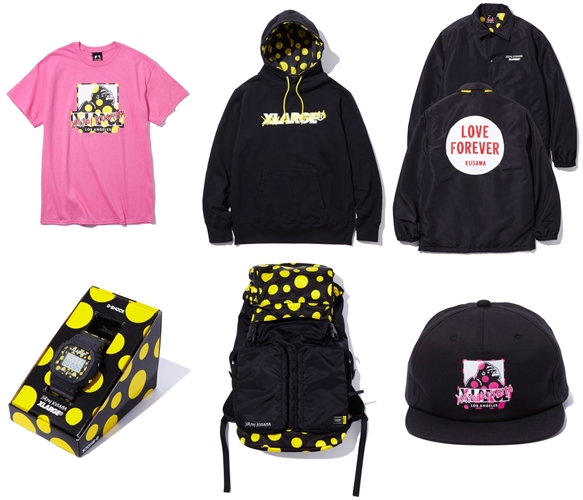 草間彌生とX-large/X-girl/PORTER/G-SHOCKのコラボアイテムが2/9から発売！ (YAYOI KUSAMA エクストララージ エックスガール ポーター Gショック)