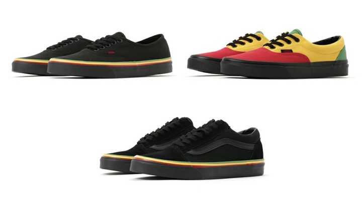 VANSで人気の人気のラスタカラー！2017年 春モデルは3型発売！ (バンズ Authentic OLD SKOOL ERA RASTA)