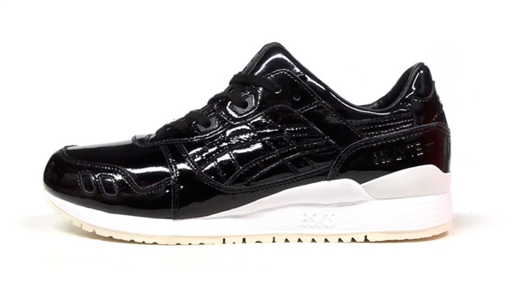 2/17発売！アシックス タイガー ゲルライト 3 “パテントレザー” ブラック (ASICS TIGER GEL-LYTE III “Patent Leather” Black) [TQ7H1L-9090]