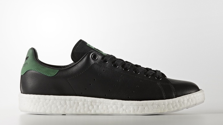 アディダス オリジナルス スタンスミス ブースト “ブラック/グリーン” (adidas Originals STAN SMITH BOOST “Black/Green”) [BB0009]