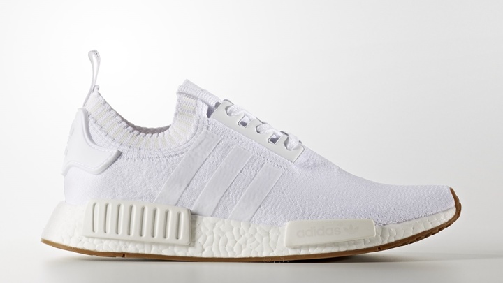 adidas Originals NMD_R1 PRIMEKNIT {PK} “white/Gum” (アディダス オリジナルス エヌ エム ディー プライムニット “ホワイト/ガム”) [BY1888]