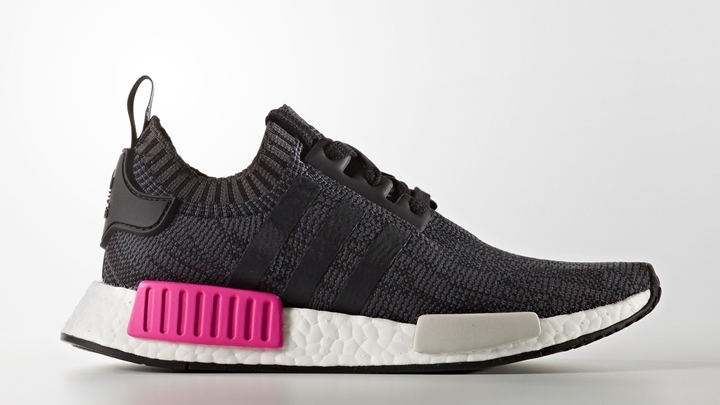 adidas Originals WMNS NMD_R1 PRIMEKNIT {PK} “Black/Pink” (アディダス オリジナルス エヌ エム ディー プライムニット “ブラック/ピンク”) [BB2364]