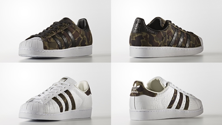 カモフラ+エンボス加工のアディダス オリジナルス スーパースター 2カラーが発売中！ (adidas Originals SUPERSTAR camo) [BB2774,5]