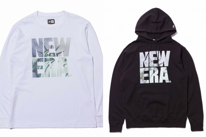 New Eraからボックス型ロゴに自由の女神をフォトプリントしたL/S TEE & PULLOVERが発売！ (ニューエラ)