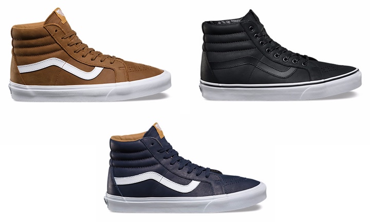 海外展開！VANS PREMIUM LEATHER Sk8-Hi REISSUE 3カラー (バンズ プレミアム レザー リイシュー)