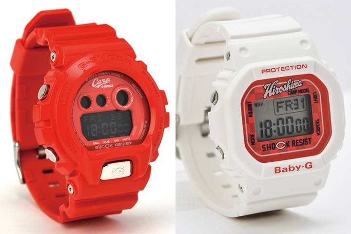 2/1発売！広島東洋カープ × G-SHOCK GD-X6900/BABY-G (Gショック ジーショック)