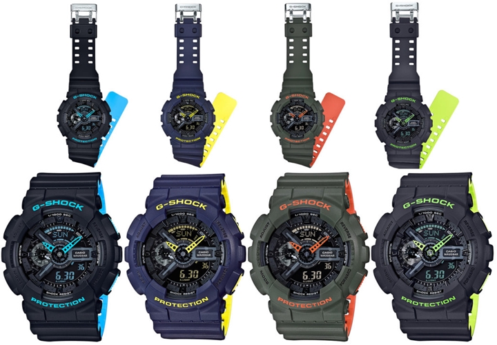 G-SHOCKからネオンカラーを身にまとった「Layered Neon Color (レイヤード・ネオンカラー)」が2月発売！ (Gショック ジーショック)