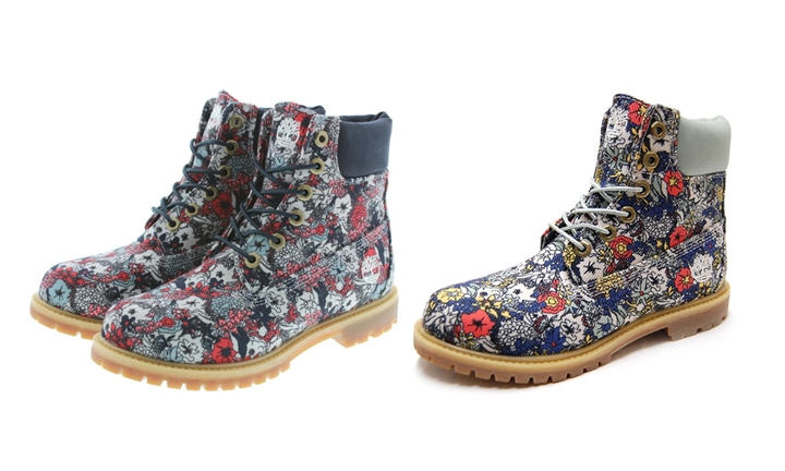 Timberland 2017 S/Sモデル！花総柄キャンバスな一足がリリース！ (ティンバーランド)