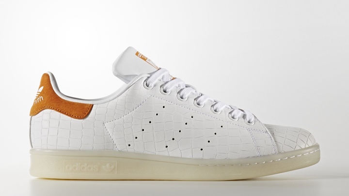 クロコダイル調エンボス加工レザーアッパーのアディダス オリジナルス スタンスミス 3カラー (adidas Originals STAN SMITH Crocodile Embossed) [S82253,4,5]