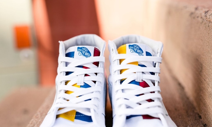 VANS Sk8-Hi “True White/Blue/Red” (バンズ スケートハイ “ホワイト/ブルー/レッド”)