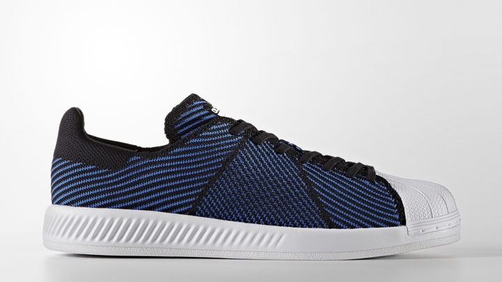 adidas Originals SUPERSTAR PRIMEKNIT “Core Black/Blue” (アディダス オリジナルス スーパースター プライムニット “コア ブラック ブルー”) [S82242]