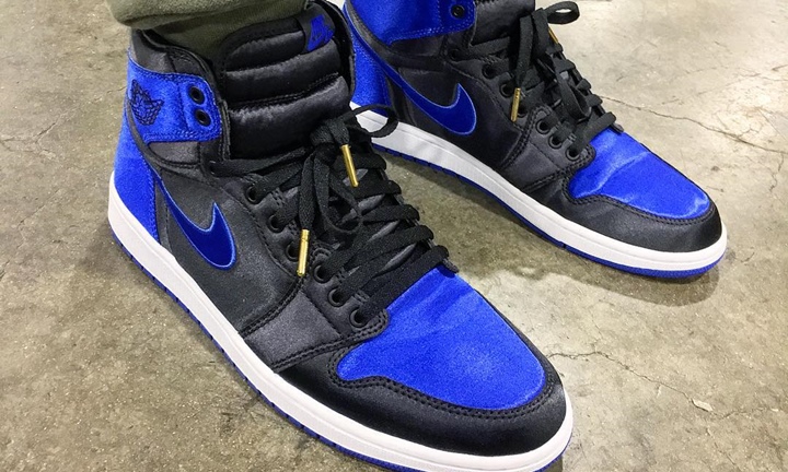 【リーク】サテン素材のナイキ エア ジョーダン 1 ハイ OG “ロイヤル” (NIKE AIR JORDAN 1 RETRO HIGH OG “satin/Royal”)