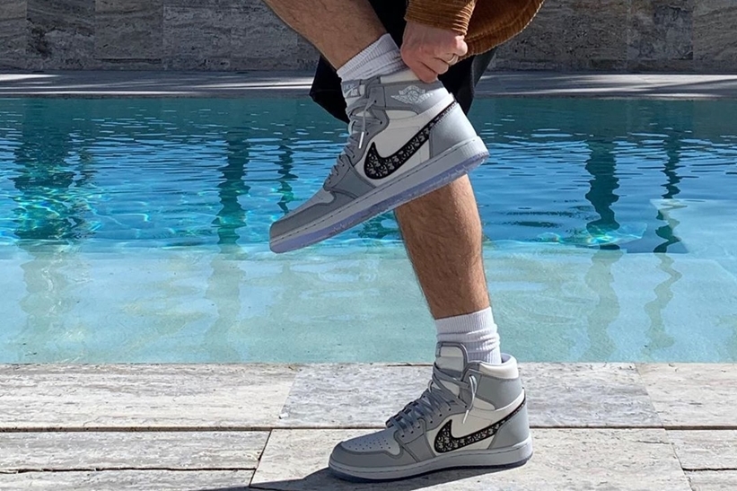 2020/4 発売予定！ DIOR × NIKE AIR JORDAN 1 HIGH OG "Grey/White" (ディオール ナイキ エア ジョーダン 1 ハイ OG "グレーホワイト")