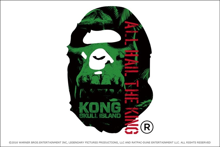 A BATHING APE × 映画「キングコング：髑髏島の巨神」が海外3/4先行発売！ (ア ベイシング エイプ kingkong)