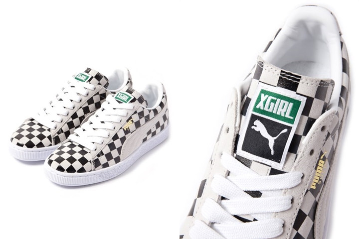 【2/24 15:00先行予約】X-girl × PUMA CHECKERED SUEDE (エックスガール プーマ チェッカー スエード)