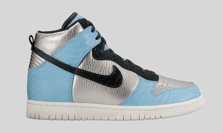 3月発売！ナイキ ウィメンズ ダンク ハイ ラックス “メタリック シルバー/マイカ ブルー” (NIKE WMNS DUNK HIGH LUX “Metallic Silver/Mica Blue”) [881233-002]