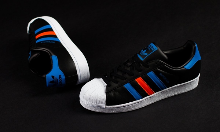 海外展開！adidas Originals SUPERSTAR "Black/Blue" (アディダス オリジナルス スーパースター "ブラック/ブルー") [BB2245]