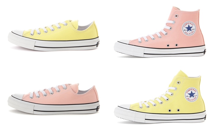 ピーチとレモンをイメージしたCONVERSE ALL STAR 100 COLORS OX/HIが3月下旬発売 (コンバース オールスター 100 カラーズ)