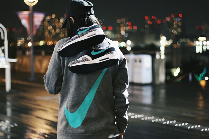 "ジェイド"カラーのBIG SWOOSHを大胆にプリントした“NIKE SPORTSWEAR” 「JADE SWOOSH COLLECTION」が3/18からSports Lab by atmosにて発売！ (ナイキ スウッシュ コレクション)