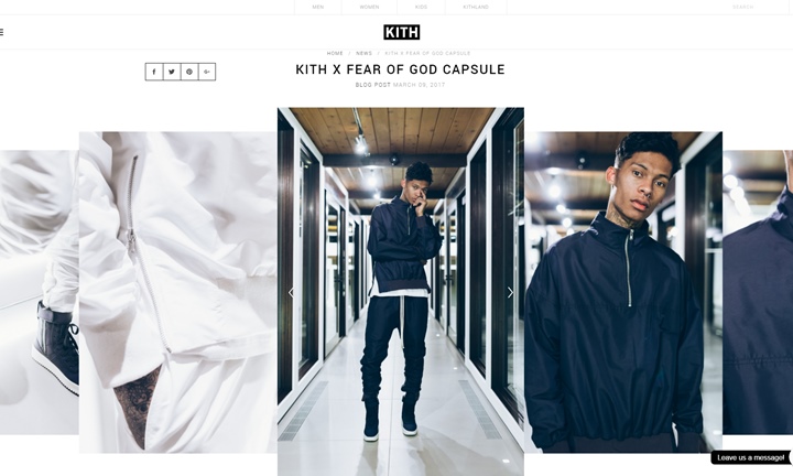 KITH × FEAR OF GOD CAPSULE COLLECTIONが展開中！ (キース フィア オブ ゴッド カプセル コレクション)