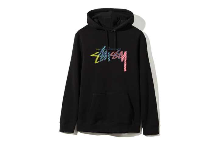 STUSSYからチェッカーとドット柄を敷いたオリジナルストックのスウェットフーディ「Checker Stock Hood」が発売！ (ステューシー)