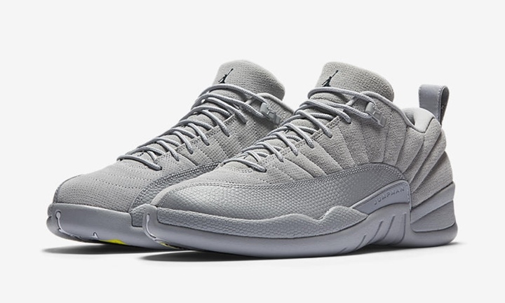 【オフィシャルイメージ】3/18発売！ナイキ エア ジョーダン 12 ロー “ウルフ グレー” (NIKE AIR JORDAN XII LOW “Wolf Grey”) [308317-002]