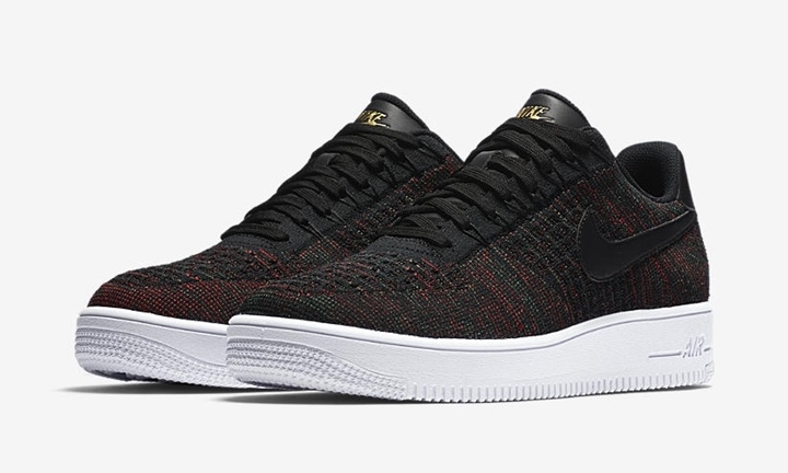 ナイキ エア フォース 1 フライニット ロー “マルチカラー/ブラック” (NIKE AIR FORCE 1 FLYKNIT LOW “Multi/Black”) [817419-005]