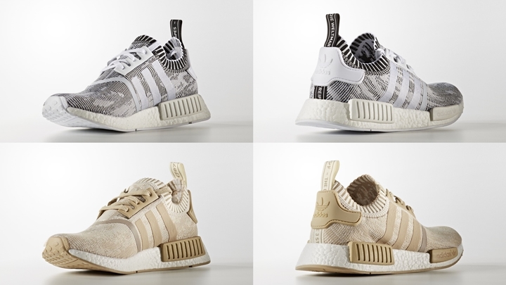 adidas Originals NMD_R1 PRIMEKNIT {PK} “White/Linen” (アディダス オリジナルス エヌ エム ディー プライムニット “ホワイト/リネン”) [BY1911][BY1912]