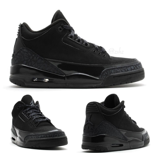 【リーク】2017年 ホリデー発売予定！ナイキ エア ジョーダン 3 レトロ “ブラック キャット” (NIKE AIR JORDAN 3 RETRO “Black Cat” 2017 HOLIDAY) [136064-011]