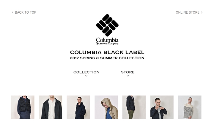 COLUMBIA BLACK LABEL 2017 SPRING/SUMMER COLLECTIONが展開スタート！ (コロンビア ブラック レーベル 2017年 春夏)