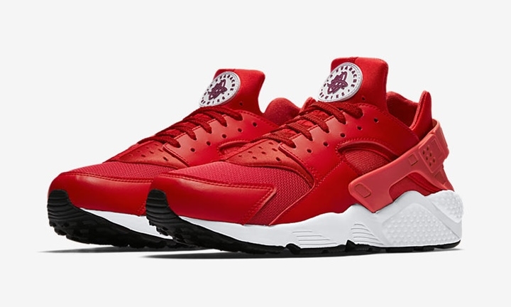 nike air huarache red and white