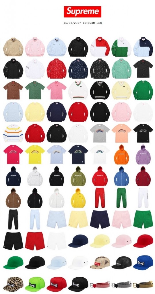 3/18発売！SUPREME (シュプリーム) × LACOSTE (ラコステ) & 2017 S/S レギュラーアイテム一覧！