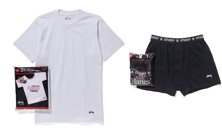 STUSSY × HANES パックシリーズがラインナップ (ステューシー ヘインズ)