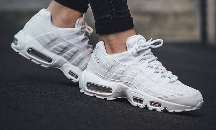 ナイキ ウィメンズ エア マックス 95 “ホワイト/ピュア プラチナ” (NIKE WMNS AIR MAX 95 “White/Pure Platinum”) [307960-104]