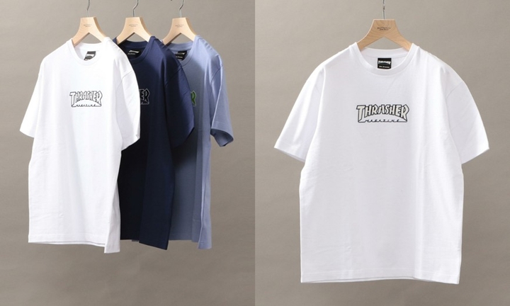 THRASHER × BEAUTY&YOUTH別注！3色展開のLOGO TEEが4月下旬発売！ (ビューティアンドユース スラッシャー)